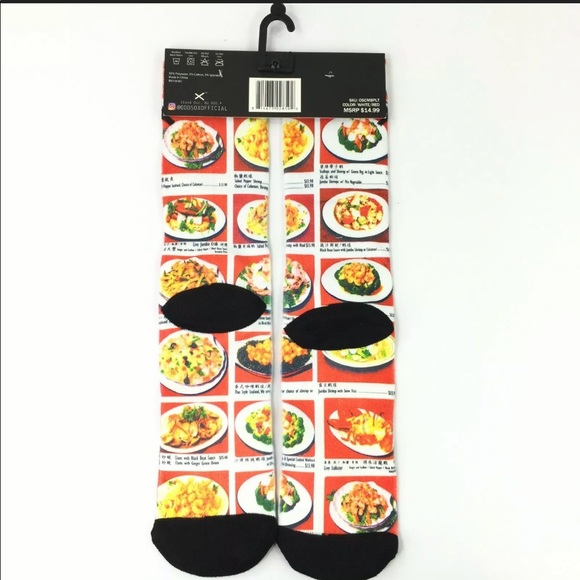 ODD SOX Chinese Takeout Menu Socks - Picture 3 of 6